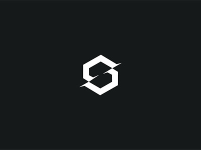 A Slashing Hexagonal That Create Abstract S Letter audio brand identity branding cube distortion hexagonal logo modern s letter simple slashing wave