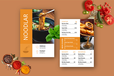 Restaurant Menu Design advertising banding banner brandidentity branding brochure design flyer flyers graphic design logo menu menu card menu card design menu cards menu design menus restaurant restaurant menu card design