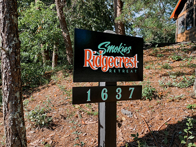 Cabin Rental Hand Painted Signage custom hand painted sign house sign inspiration local sign painter short term rental signage