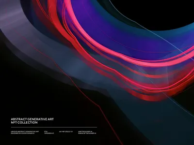 Abstract generative art NFT abstract art background dark illustration nft