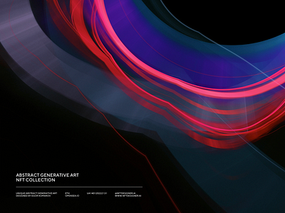 Abstract generative art NFT abstract art background dark illustration nft