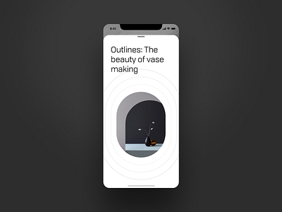 Blog UI app article blog design graphic design marketing mobile promo shop ui
