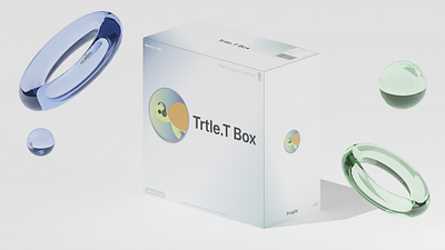 Trtle.T Box 3d animation branding logo