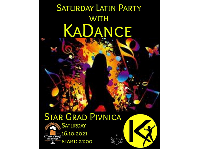 KaDance Party flyer design flyer flyer design graphic design