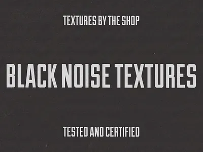 Introducing the black noise textures high resolution