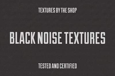 Introducing the black noise textures high resolution