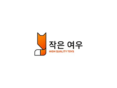 Paper Fox fox geometric logo minimal