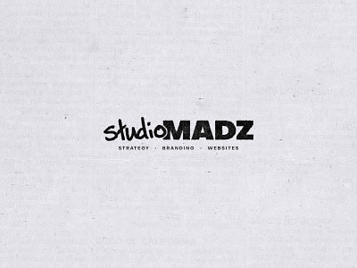 Studio Madz Logo Design & Branding brand identity branding logo logo design textured logo