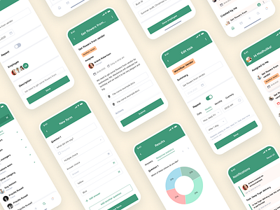 Application for creating tasks app application assistant creation design figma manager task ui ux