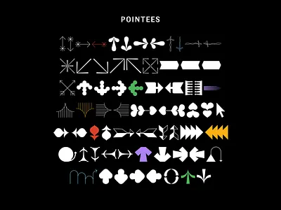 More dingbats!! arrow cursor design dingbat direction free freebie freebies icon illustration logo pack pointer symbol type type design typography way finding webdings wingdings