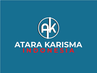 AK Monogram Logo ak branding company design graphic design icon illustration initial logo monogram typography ui ux vector