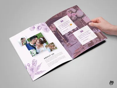 Bi-fold brochure a4 bi fold bifold booklet brochure catalog corporate creative flyer graphic design illustration invitation leaflet magazine mockup modern mtidesign photography unique wedding