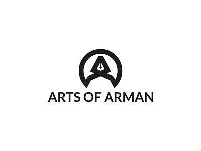 A letter Art logo Writing logo content logo. a app icon art art logo artist design digital art flat logo illustration logo logo design minimal logo minimalist logo modern logo rocket ui