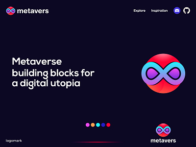 Metaverse Logo concept 3d logo abstract logo blockchain logo brand identity branding digital world ecommerce futuristic logo gradient logo logo design meta world metaverse logo modern logo nft logo professional logo technology universe virtual visual identity