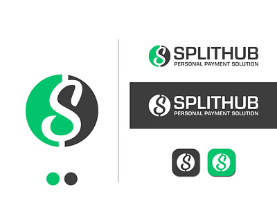 Splithub Crypto logo design branding creative design creative logo design flat logo graphic design illustration logo logo design