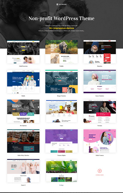 Humani Nonprofit & Charity WordPress Theme - Opal_WP campaign causes charity church crowdfunding donate donation ecommerce fundraising humani ngo nonprofit opal wp organization responsive sponsor volunteer wordpress theme
