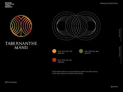 Tabernanthe Manii branding design graphic design interface logo ui ux web website