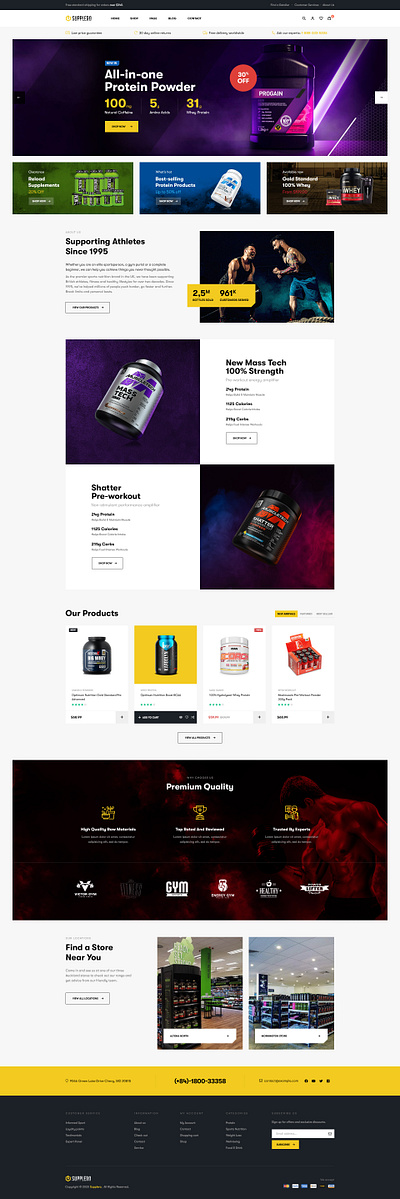 Supplero Supplement Store WooCommerce Theme - Opal_WP clean customizable ecommerce fitness health healthcare medicine modern multipurpose nutrition opal wp pharmacy responsive shop store supplement vitamin woocommerce wordpress theme