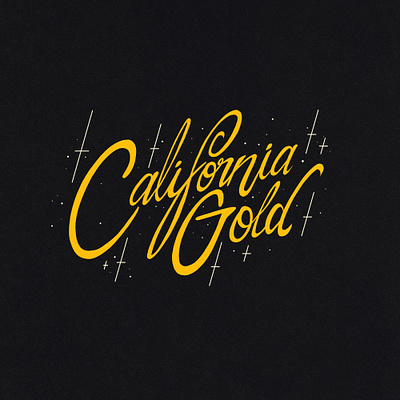 California Gold california design gold graphic design hand drawn hand lettering illustration lettering photoshop type type design typography wacom