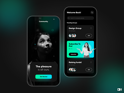 Community App Design app design colors community app design dribbble dribbble best shot gradient graphic design mobile mobile app product social app typography ui uidesign uiux uiux design ux uxdesign