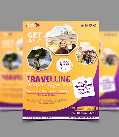 professional Travell flyer branding business flyer creative design flyer design logo professional flyer t shart design travell flyer youtube art design