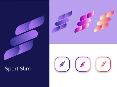 Sport Slim adobe illustrator design logo mobile ui vector