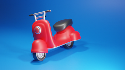 Unreal Scooter 3d deliver design explore inspired scooter