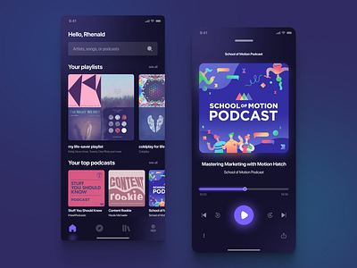 Music Player App Concept apple music clean ui gradients minimalist mobile app mobile app design music music app music app design music app ui music player music player app music player design music player ui player player app player ui podcast sing app spotify