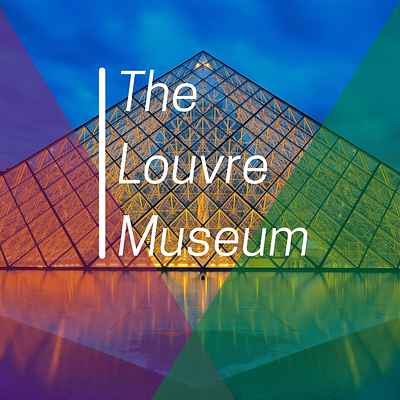 The Louvre graphic design