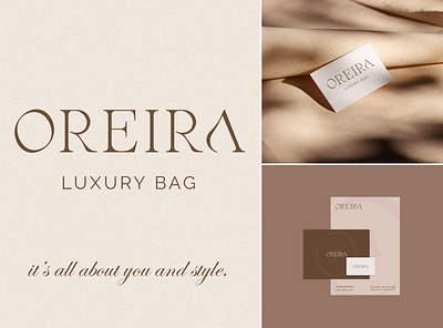 Minimal branding design for Oreira luxury bag | logo design bag logo brand designer brand identity brand identity design branding branding design branding logo design inspiration designlogo graphic design graphic designer illustrator logo logo deisgner logo ideas logo inspiration luxury logo minimal logo design