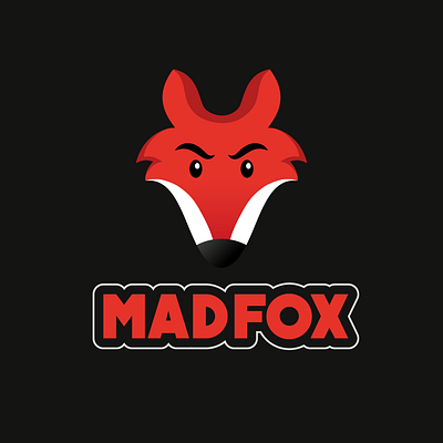 MadFox Logo branding design icon illustration logo vector
