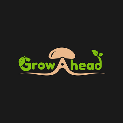 GrowAhead Logo branding design icon illustration logo vector