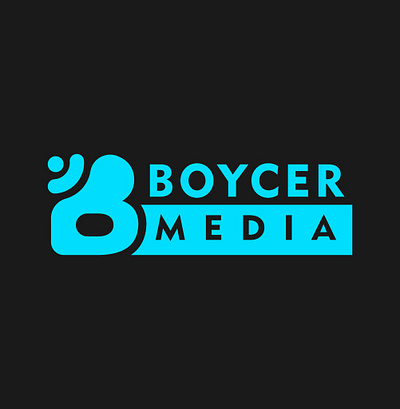 Boycer Media Blog Logo branding design icon illustration logo vector