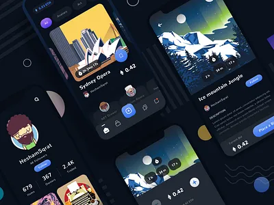 NFT Marketplace App crypto