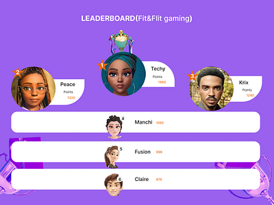 Daily UI Day 19 Leaderboard daily challenge daily ui design ui