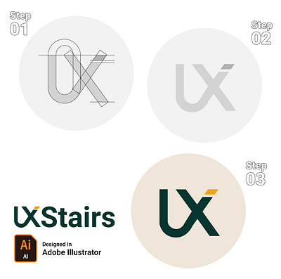 Logo UX/UI logo logo design