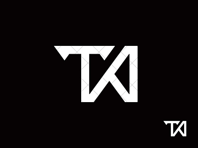 TA Monogram Logo a at at logo at monogram branding design graphic design icon identity illustration lettermark logo logo design logotype monogram t ta ta logo ta monogram typography