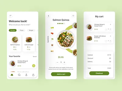Food app app design food app food app ui mobile design ui uiux ux