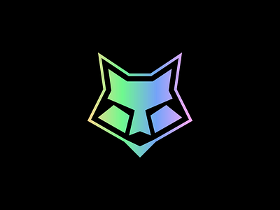 Fox Logo brand branding cat design fox gradient holo icon identity illustration logo logobrand logodesign logomark nature rainbow vector