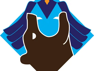 Bear Crow Logo adobe adobe illustrator animals bear branding crow design graphic design icon illustrator logo vector