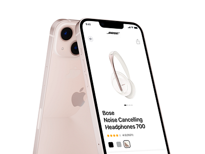 Bose Store concept app bose bose headphones brand clean design earphones headphones interface iphone minimal pure ui ux