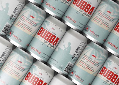 BUBBA - GO FISH beer beer can beer can design brand brand design branding can can design design illustration logo packaging typography vector