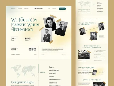 Investment Community Website concept dribbble2022 finance financial fintech interface invest investment investment website investments landing page minimal orix platform saas sajon stock market venture capital web web design