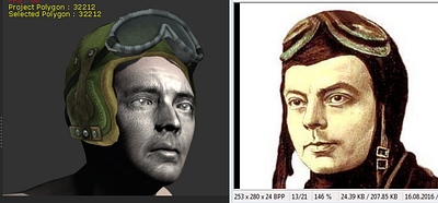 3-D Avatar app design illustration