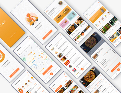 Food & Grocery delivery App app design fodd app graphic design grocery app mobile app restaurant app ui