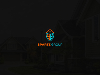 SPARTZ GROUP abstract logo brand identity branding business card business logo creative logo design flat logo grandient graphic design logo logo design minimal minimalistic logo modern logo real estate logo sophisticated logo tranding logo web logo wordmark logo