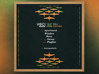 VOCI SPARSE VOL.7 _ 27.04.2019 3d album animation branding design drawing girl graphic design illustration logo motion graphics night ui vector