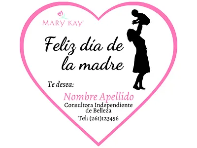 Tarjeta Día de las Madres branding business flyer gift card graphic design independent work marketing