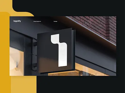 Symbol & Signage design for Ingotify agency branding branding agency branding design design graphic design marketing signage symbol weare