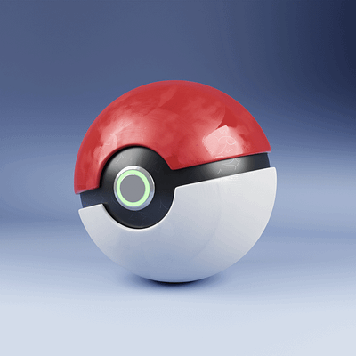 Pokeball 3d 3ddesign 3dillustration blender pokemon